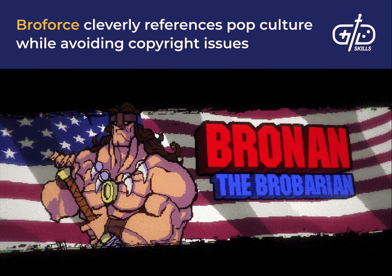 Broforce avoids copyright infringement with its pop culture references
