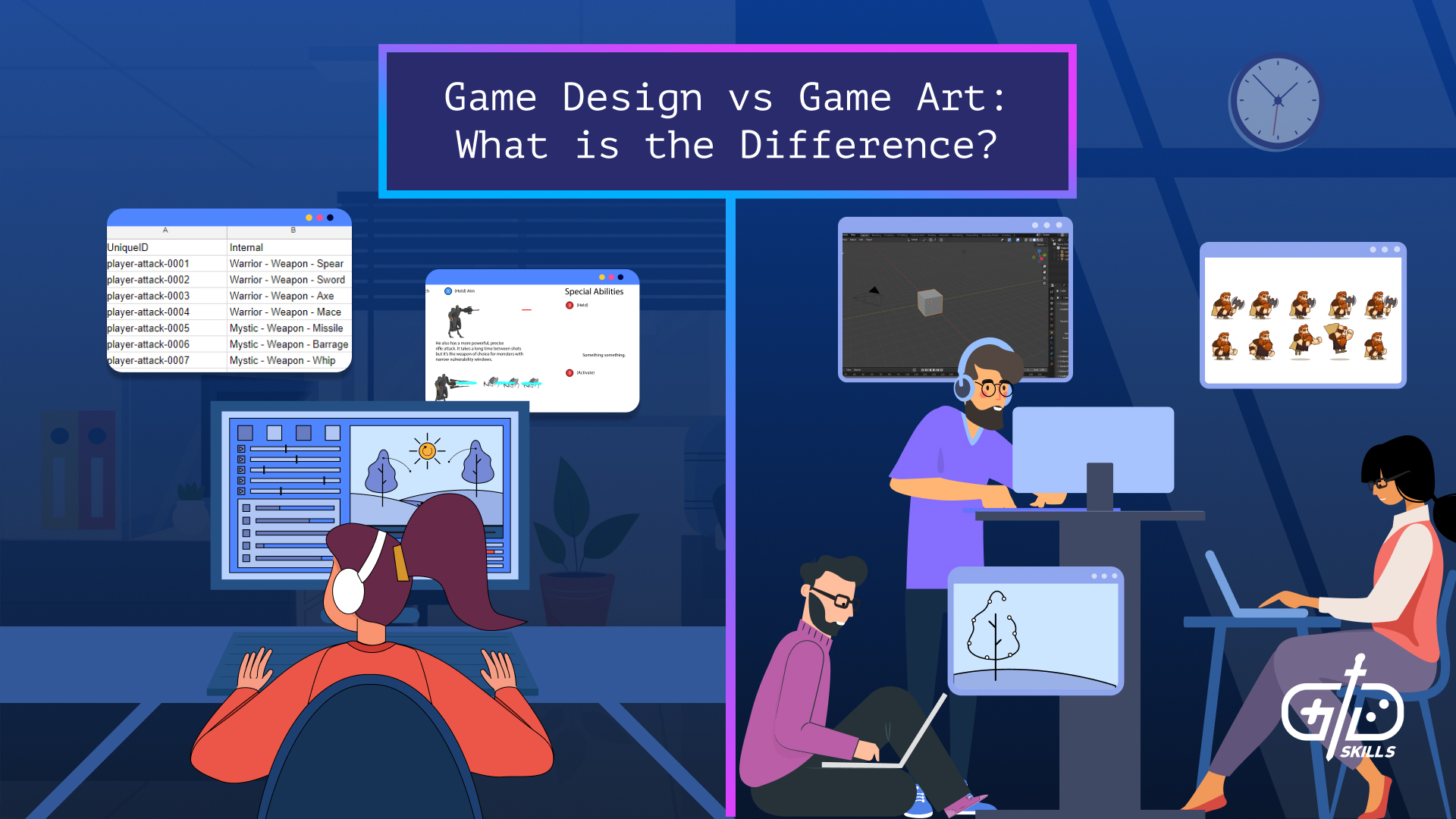 Game Design vs. Game Art: What is the Difference?
