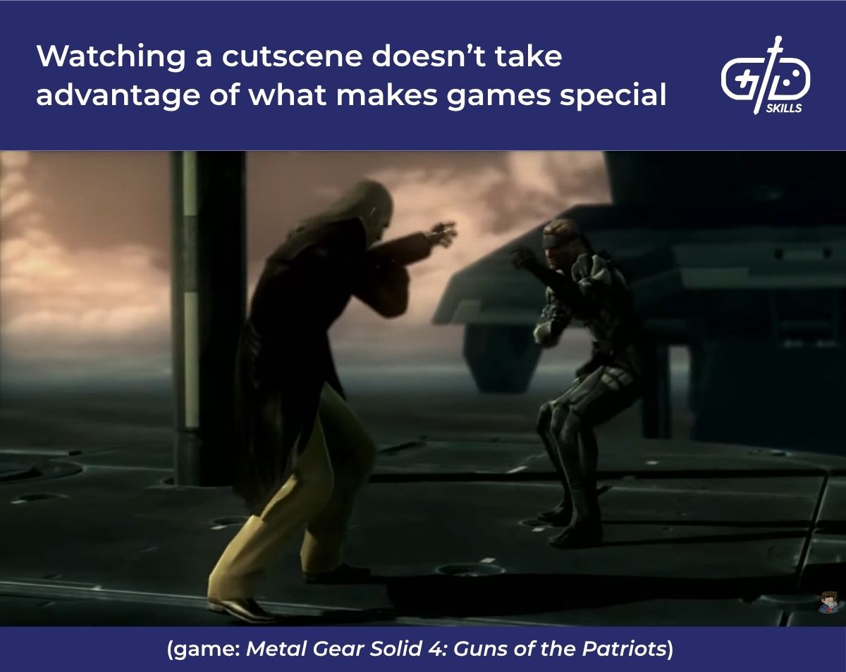 Cutscene in Metal Gear Solid 4: Guns of the Patriots