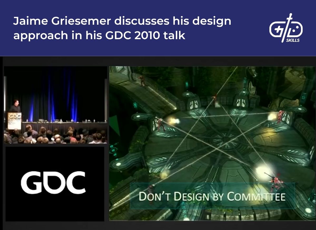 Jaime Griesemer discusses his design approach in his GDC 2010 talk