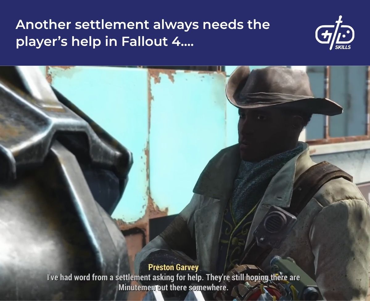 Another settlement always needs the player's help in Fallout 4