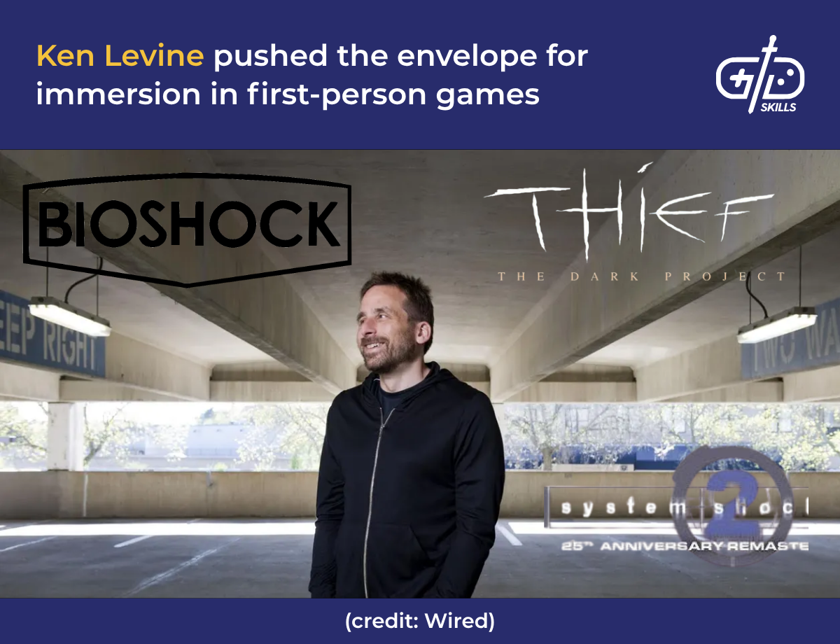 Ken Levine pushed the envelope for immersion in first-person games