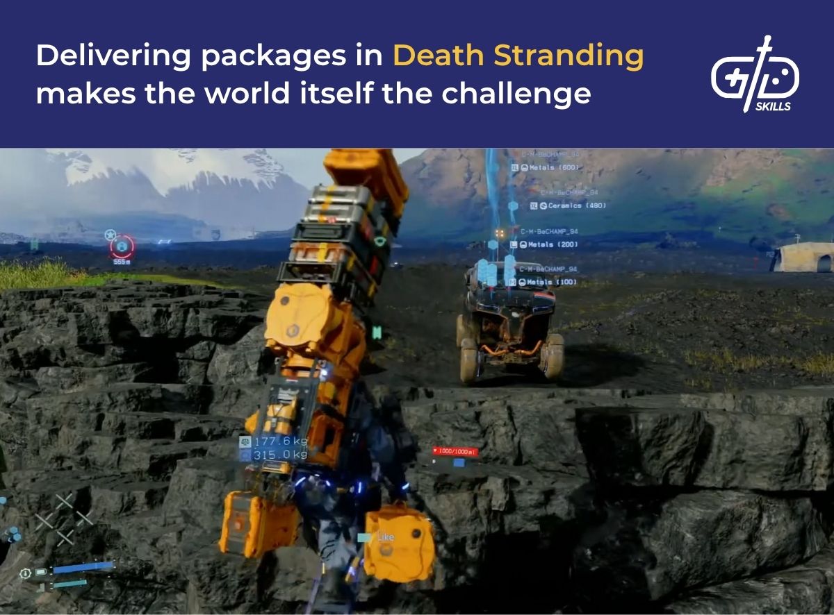 Delivering packages in Death Stranding makes the world itself the challenge