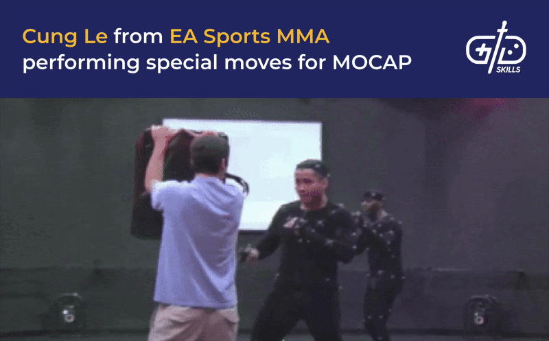 Cung Le from EA Sports MMA performing special moves for MOCAP