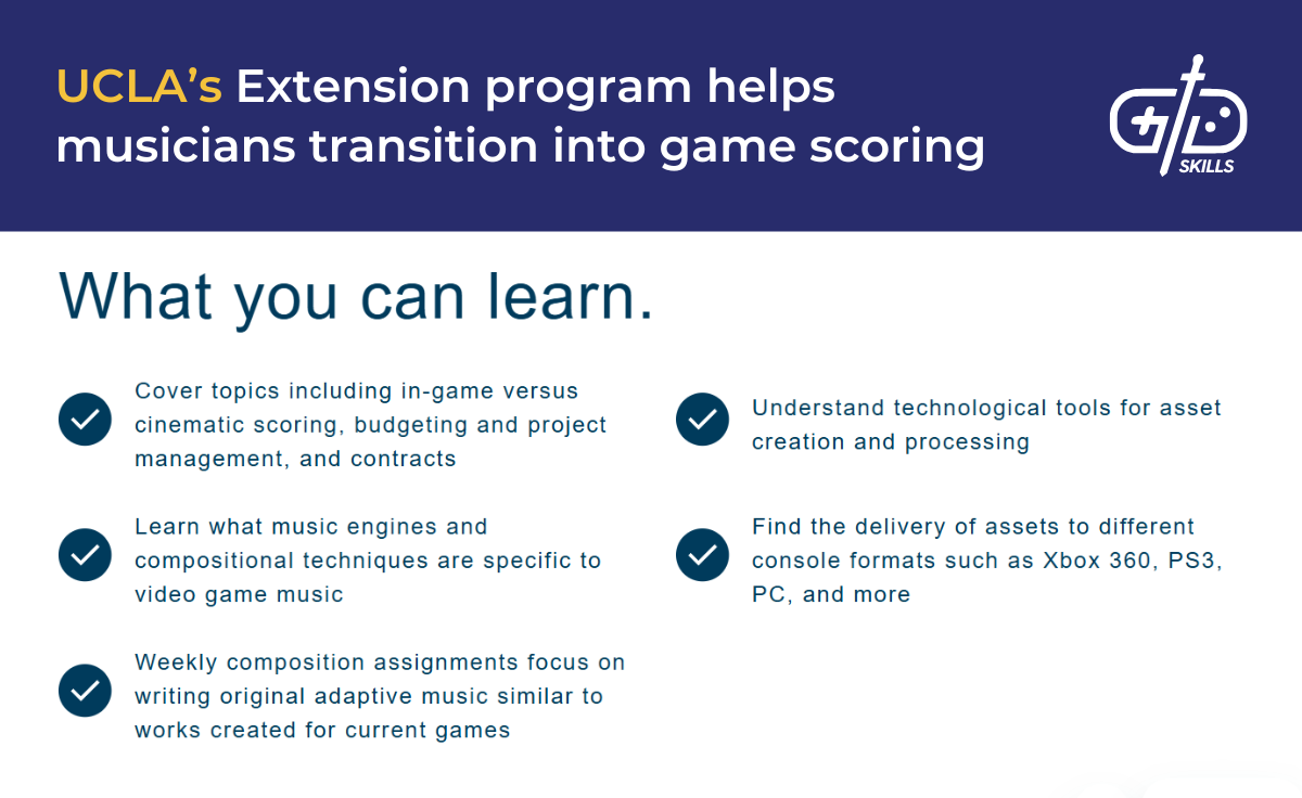 UCLA’s Extension program helps musicians transition into game scoring