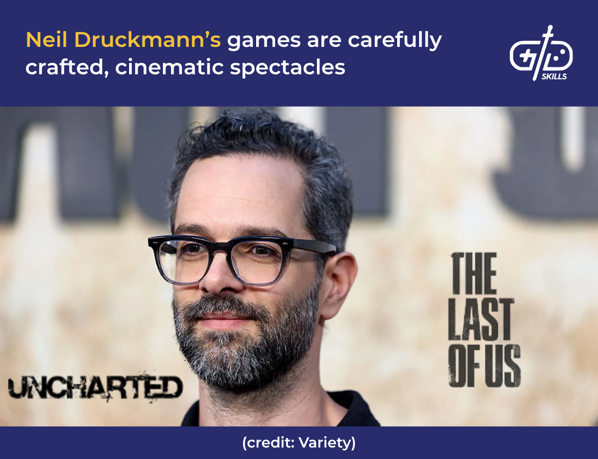 Neil Druckmann’s games are carefully crafted, cinematic spectacles 