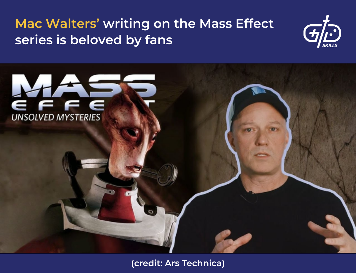 Mac Walters’ writing on the Mass Effect series is beloved by fans