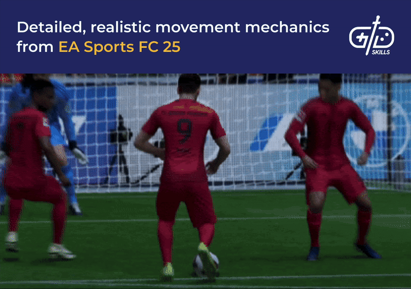 Detailed, realistic movement mechanics from EA Sports FC 25