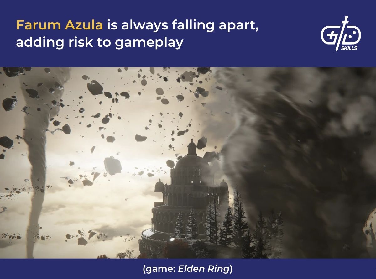 Farum Azula in Elden Ring is crumbling while you try to traverse it