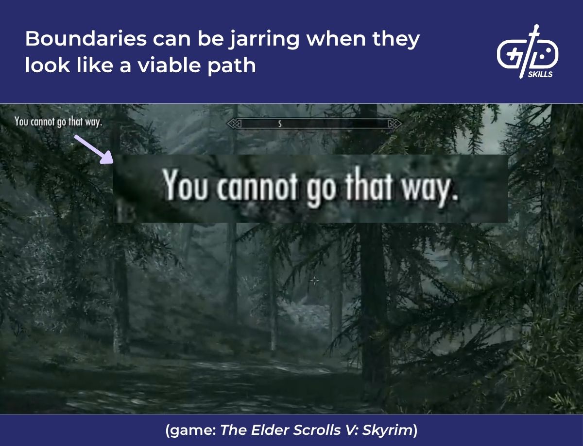 Boundaries can be jarring when they look like a viable path