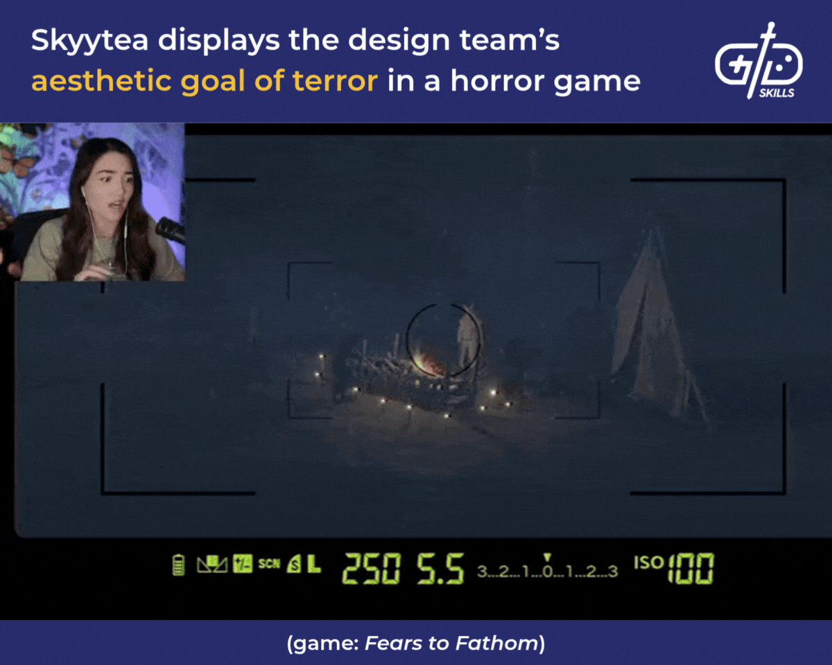 The aesthetic goal of terror achieved in Fears to Fathom