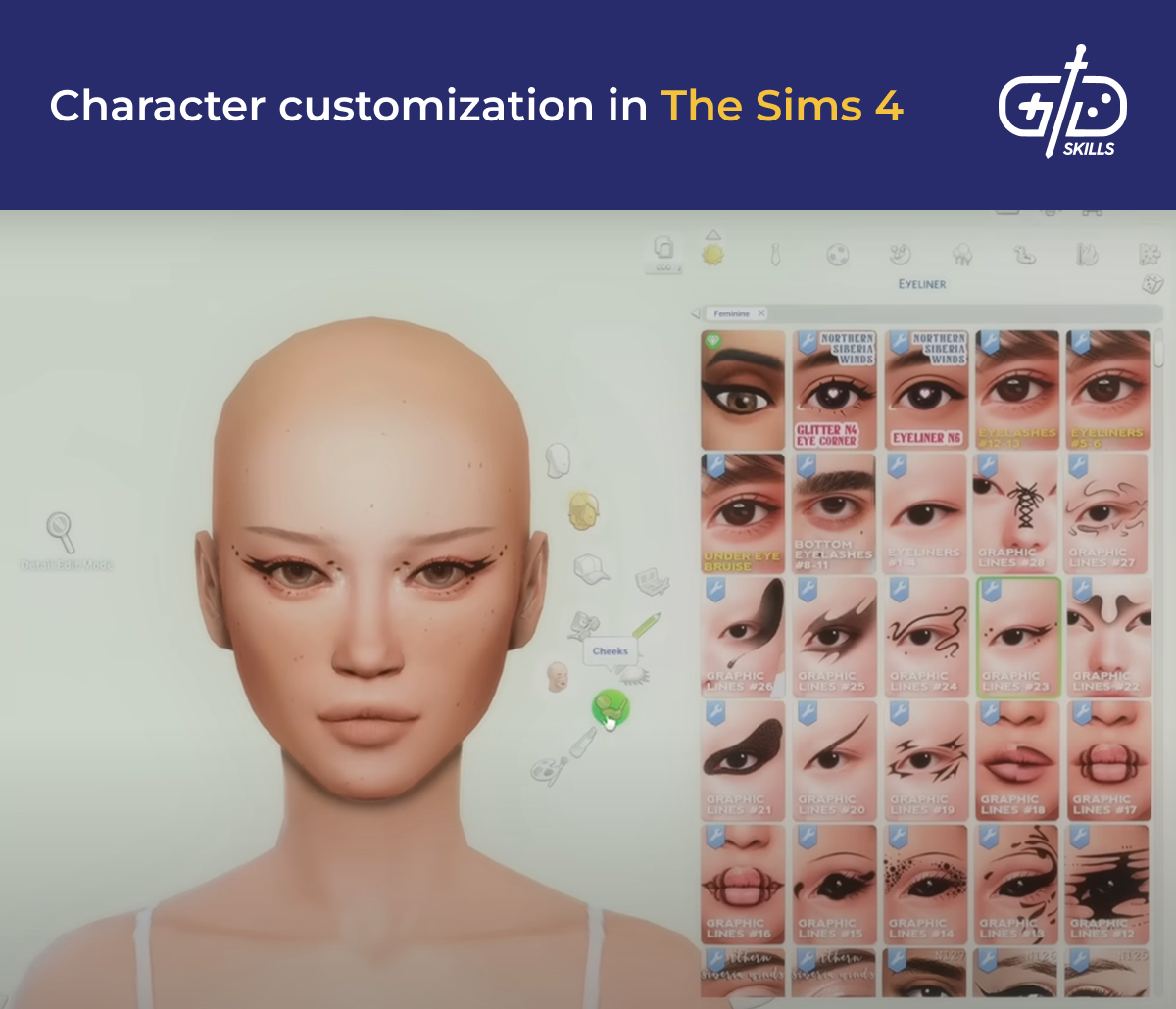 Character customization in The Sims 4