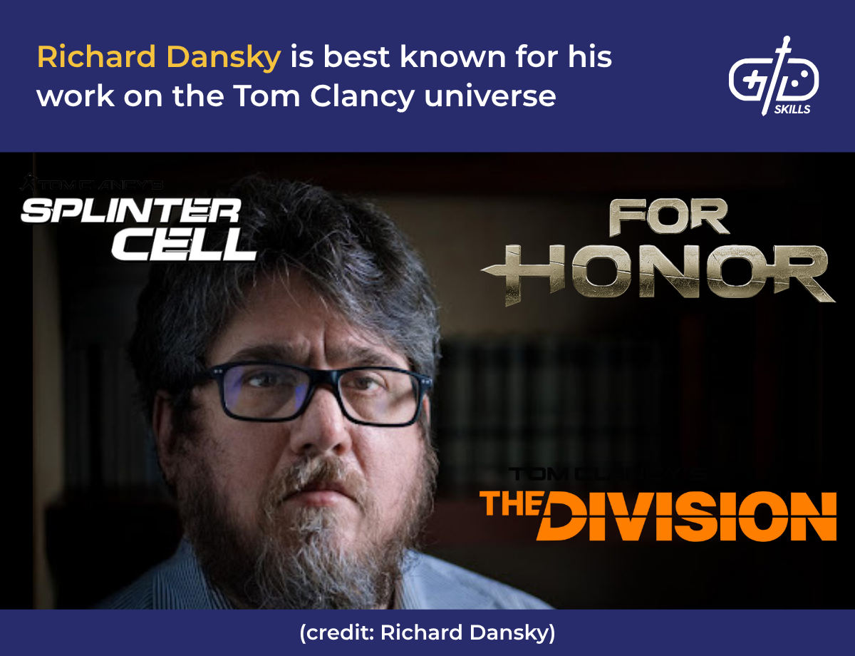 Richard Dansky is best known for his work on the Tom Clancy universe