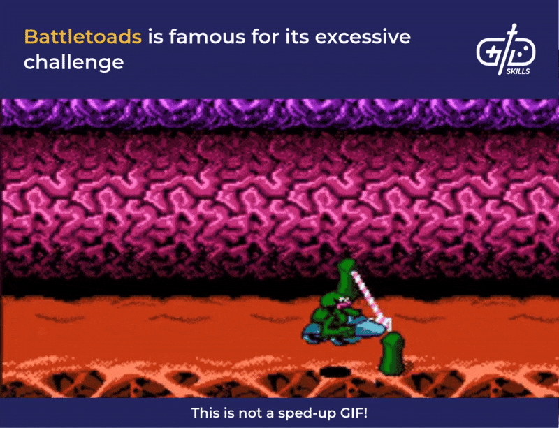 Battletoads is famous for its excessive challenge