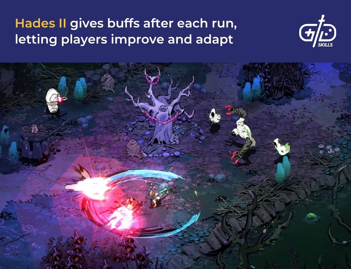 Hades II gives buffs after each run