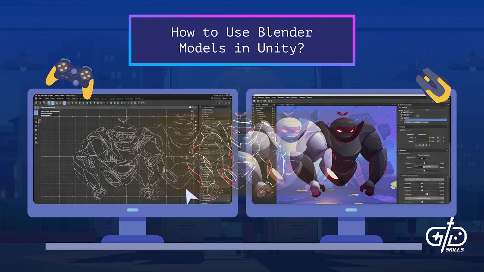 How to Use Blender Models in Unity?