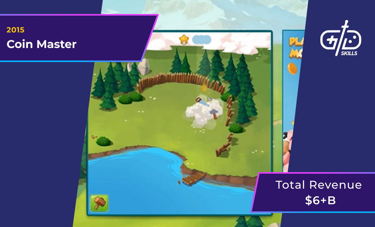 Coin Master (2015): $6 billion