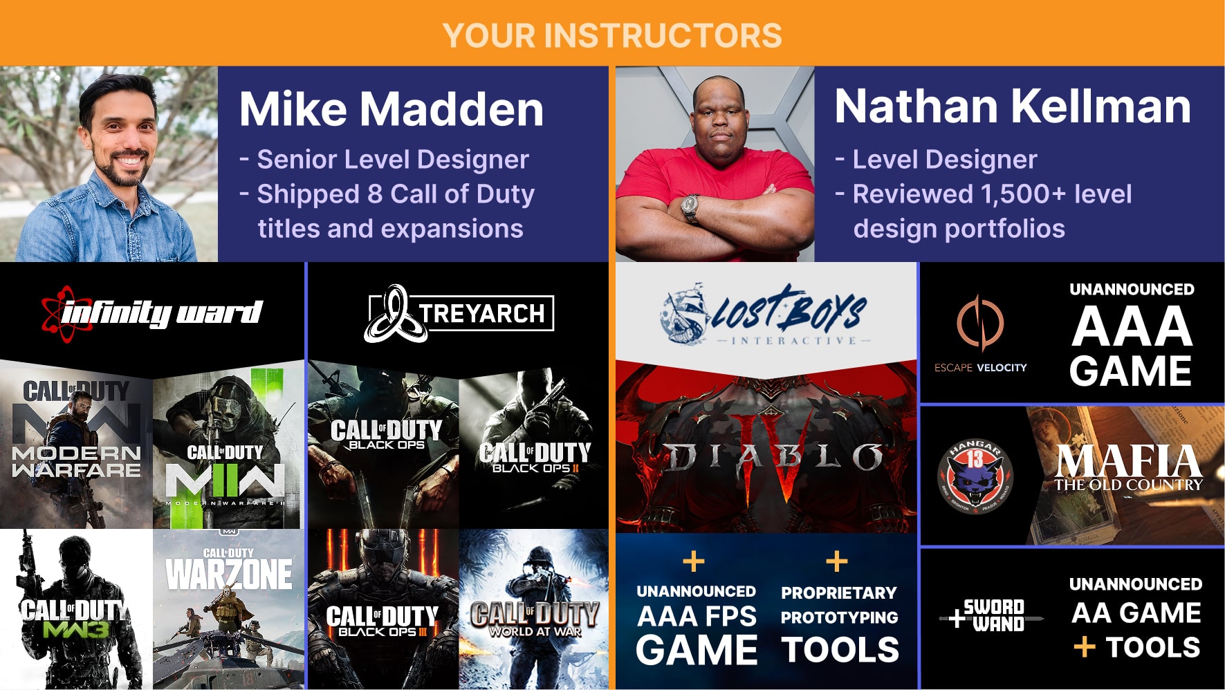 Level Design Instructors