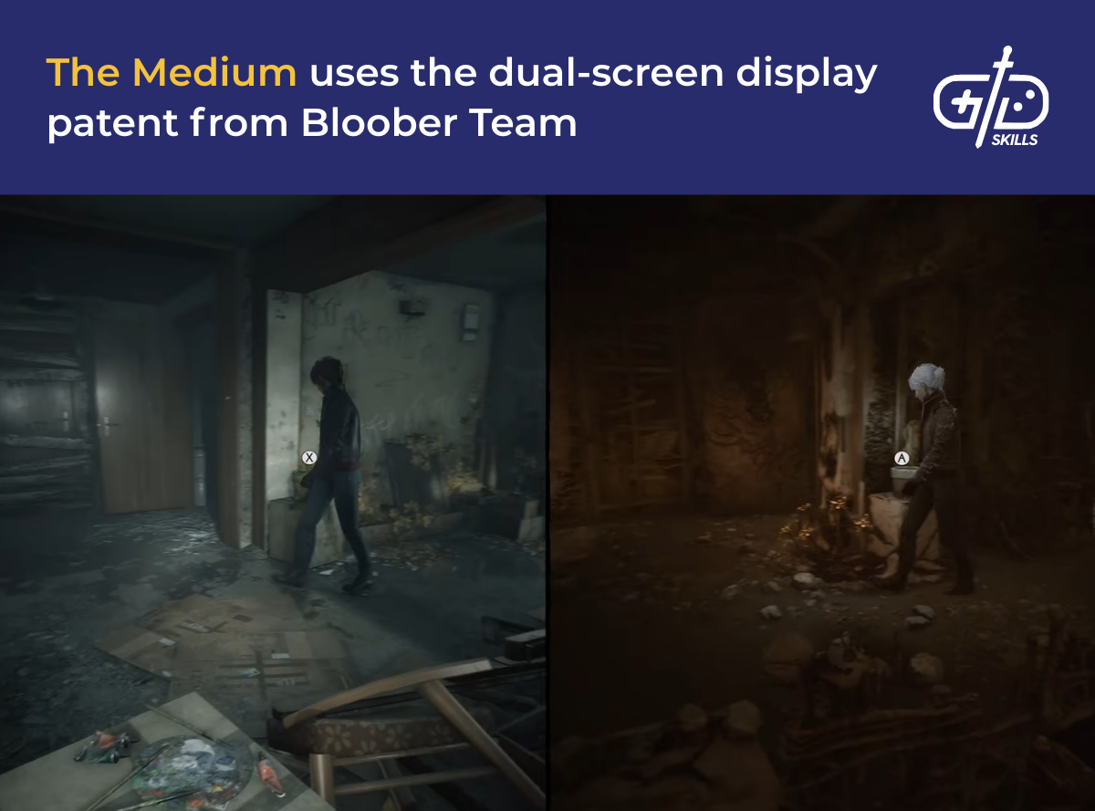 The Medium uses the dual-screen display patent from Bloober Team