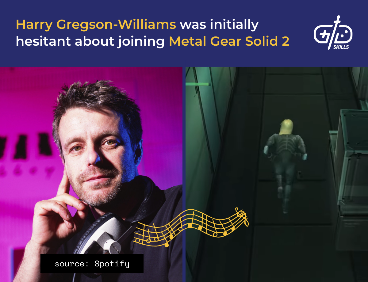 Harry Gregson-Williams was initially hesitant about joining Metal Gear Solid 2