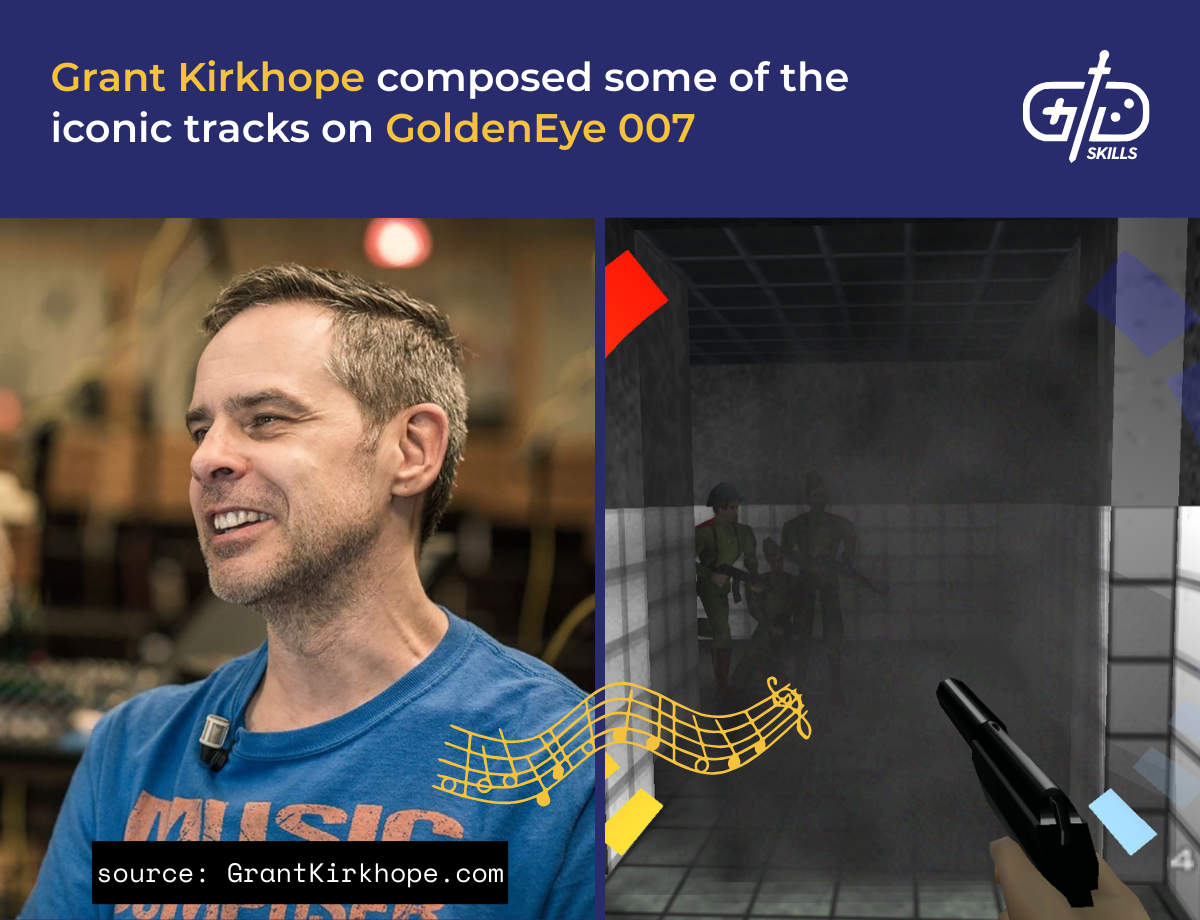 Grant Kirkhope composed for GoldenEye 007