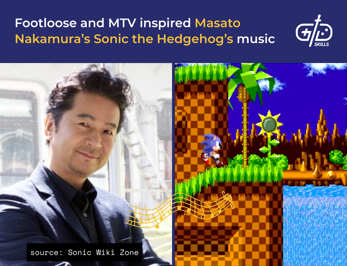 Footloose and MTV inspired Masato Nakamura’s Sonic the Hedgehog’s music