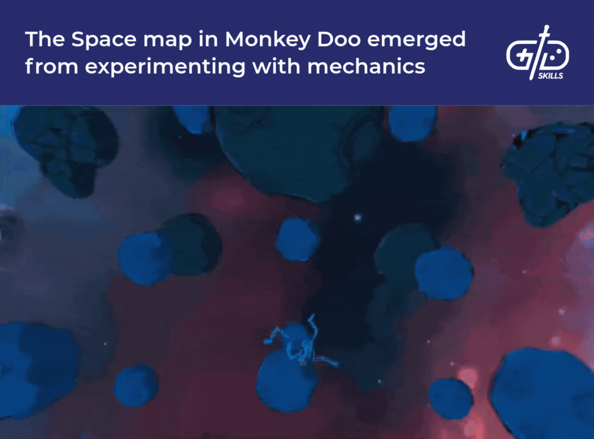 The Space map in Monkey Doo emerged from experimenting with mechanics