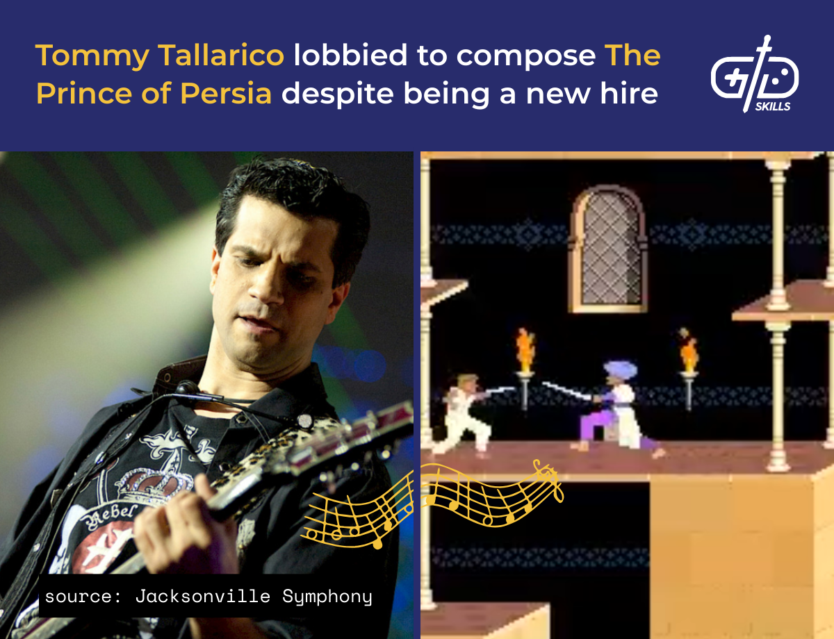 Tommy Tallarico lobbied to compose The Prince of Persia despite being a new hire
