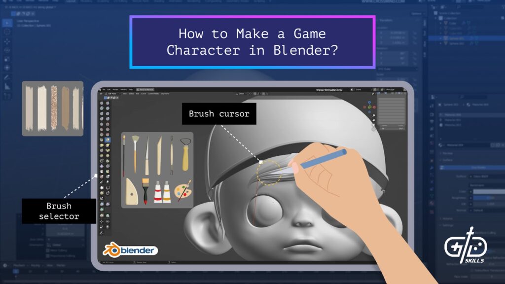 How to Make a Game Character in Blender?