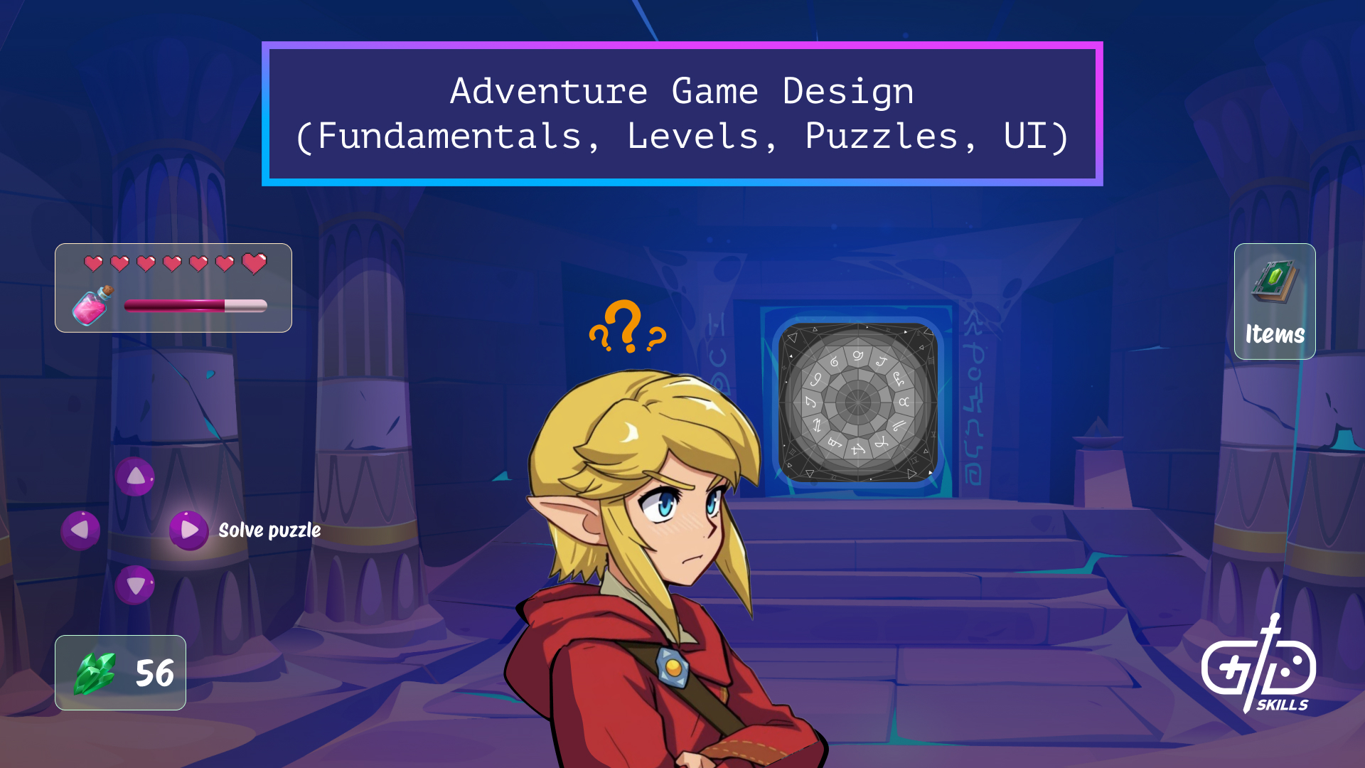 Adventure Game Design (Fundamentals, Levels, Puzzles, UI)