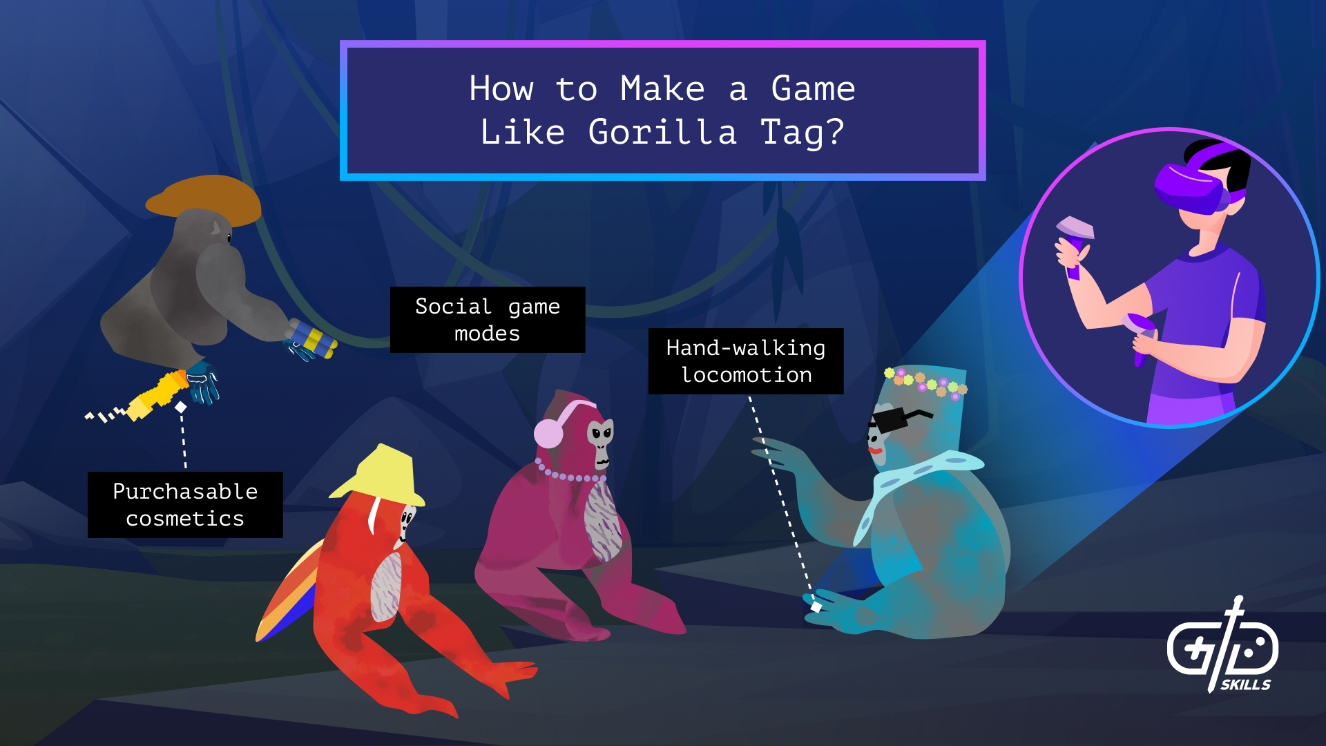 How to Make a Game Like Gorilla Tag?