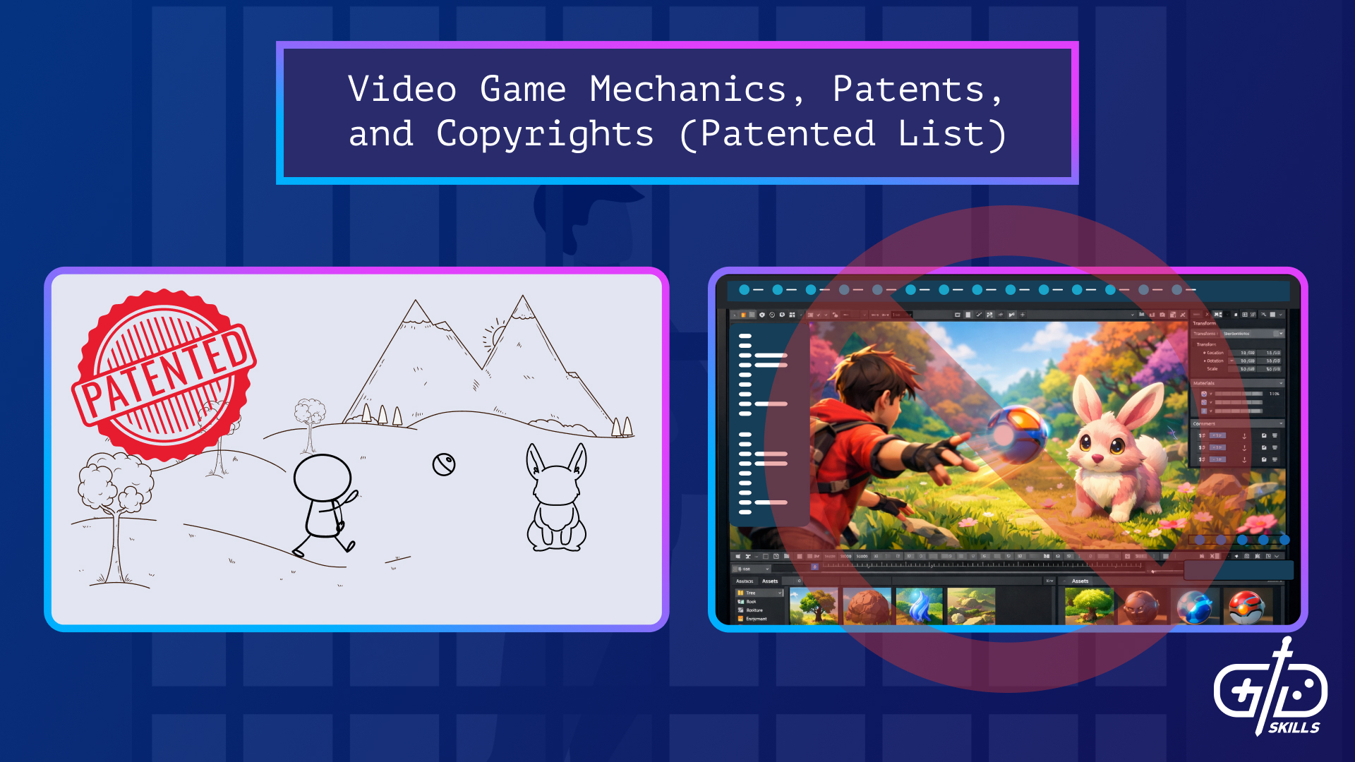 Video Game Mechanics, Patents, and Copyrights (Patented List)