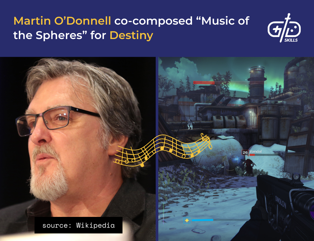 Martin O’Donnell co-composed “Music of the Spheres” for Destiny