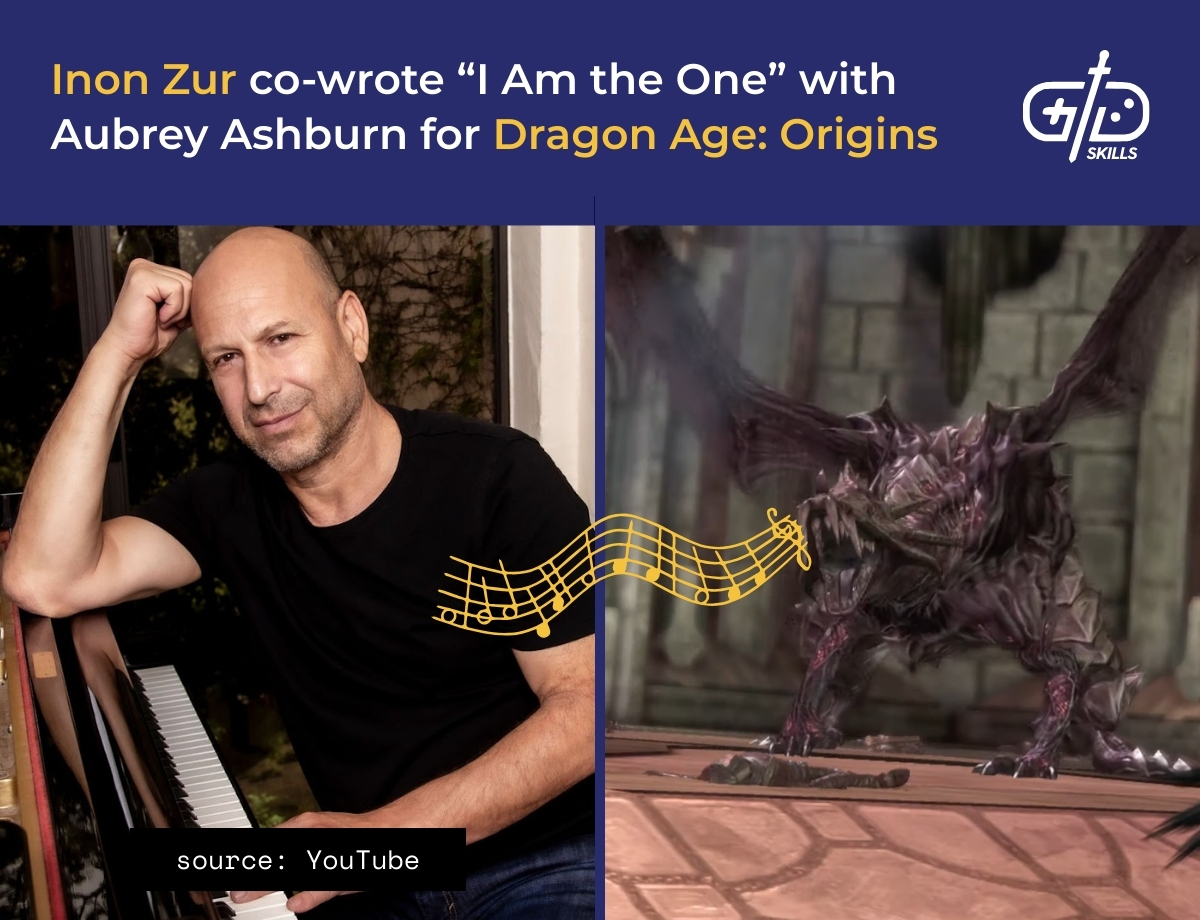 Inon Zur co-wrote “I Am the One” with Aubrey Ashburn for Dragon Age: Origins