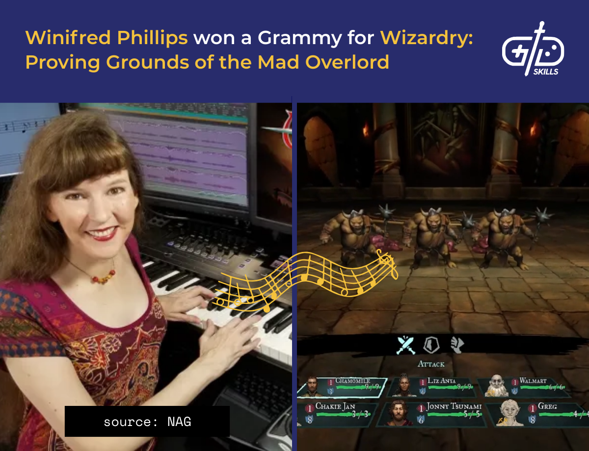 Winifred Phillips won a Grammy for Wizardry: Proving Grounds of the Mad Overlord