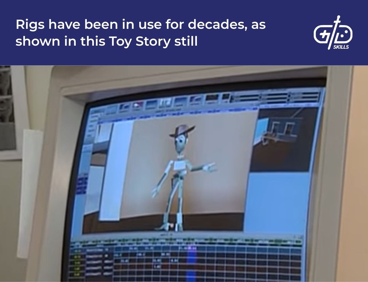 Rigs have been in use for decades, as shown in this Toy Story still