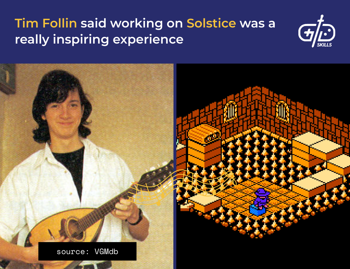 Tim Follin said working on Solstice was a really inspiring experience