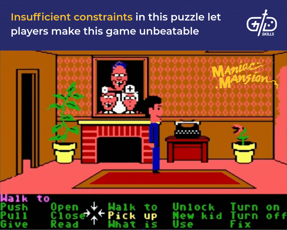Insufficient constraints in this puzzle let players make this game unbeatable