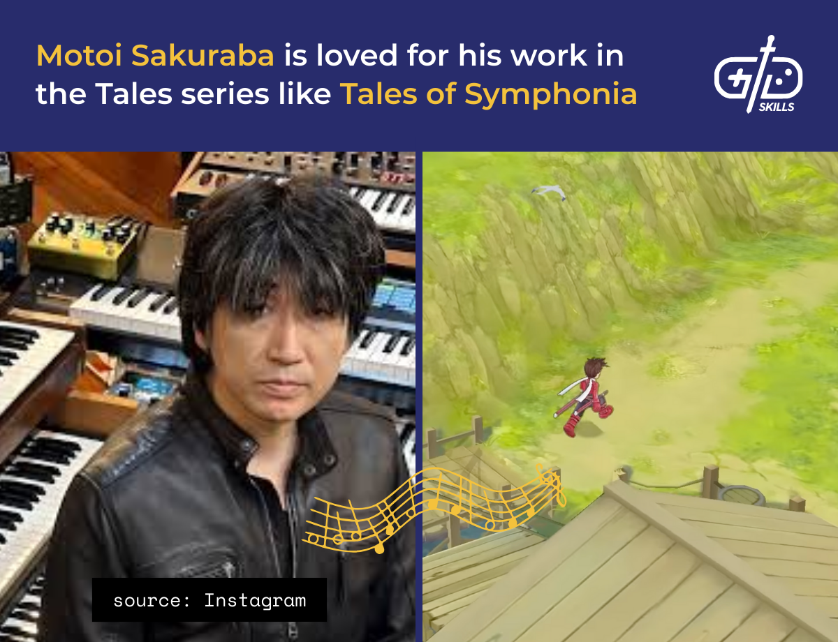 Motoi Sakuraba is loved for his work in the Tales series like Tales of Symphonia