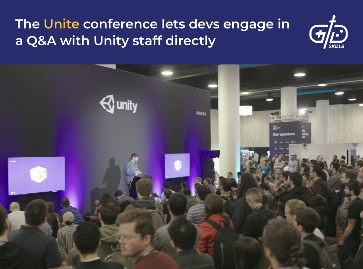 The Unite conference lets devs engage in a Q&A with Unity staff directly