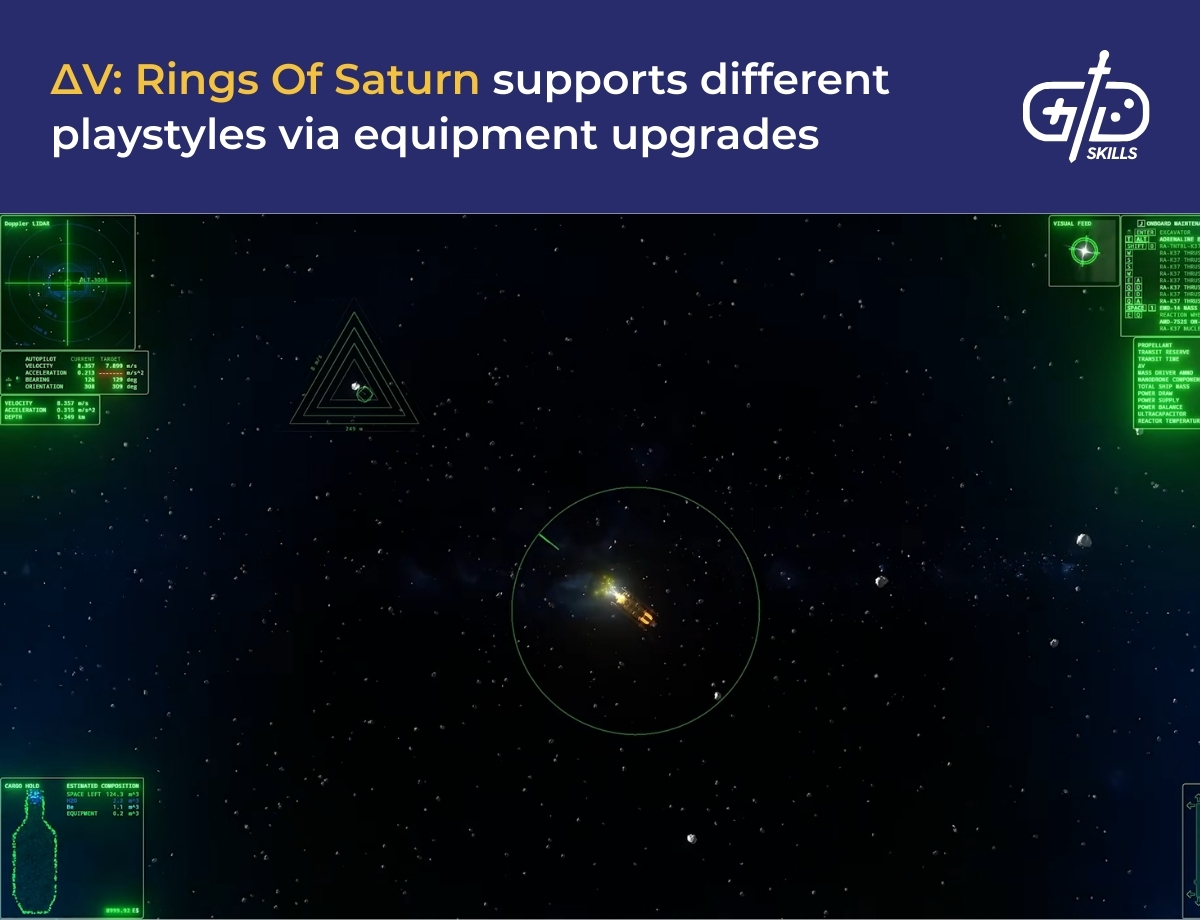 ΔV: Rings Of Saturn supports different playstyles via equipment upgrades