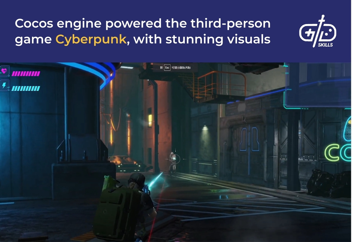 Cocos powered the stunning visual in Cyberpunk 2077