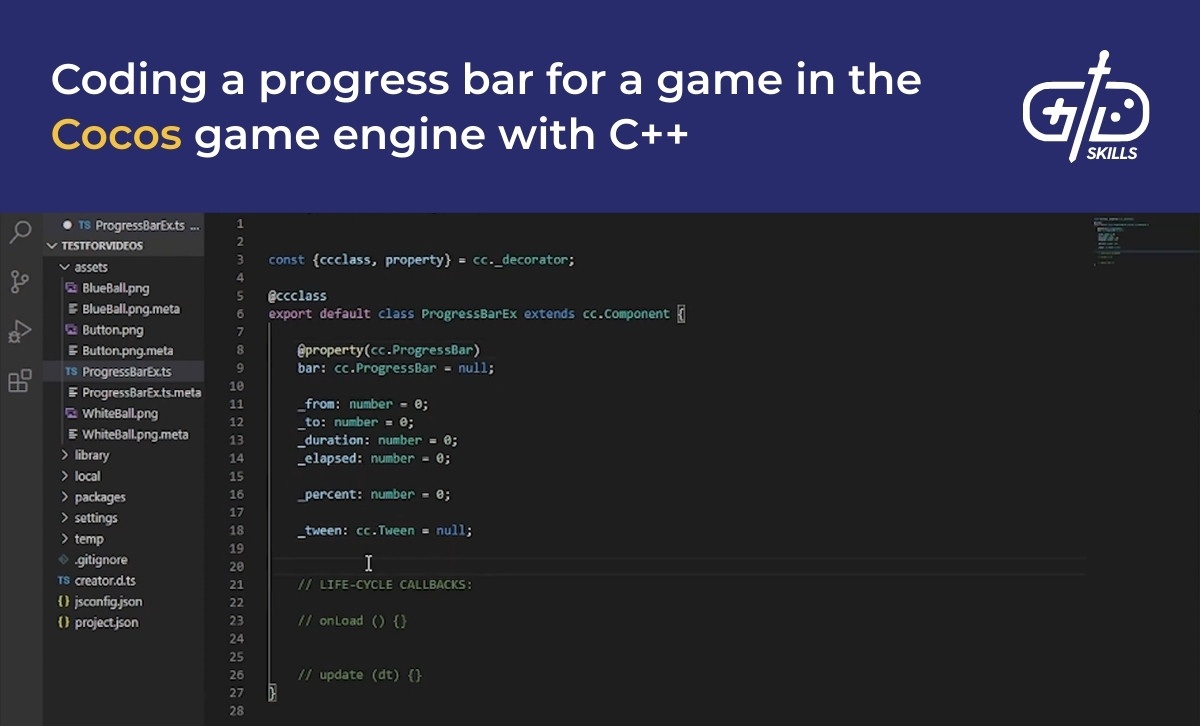 Coding a progress bar for a game in the Cocos game engine with C++
