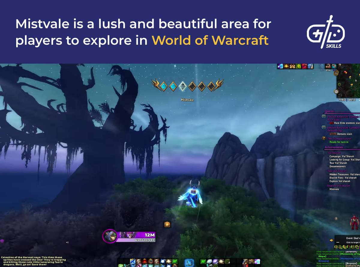 Mistvale is a lush and beautiful area for players to explore in World of Warcraft