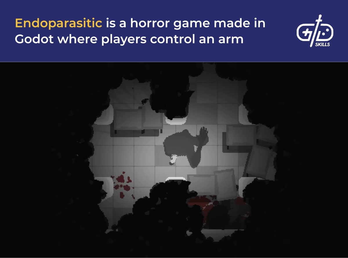 Endoparasitic is a horror game made in Godot where players control an arm