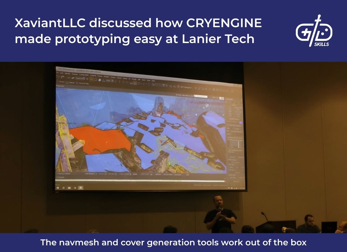 XaviantLLC discussed how CRYENGINE made prototyping easy at Lanier Tech