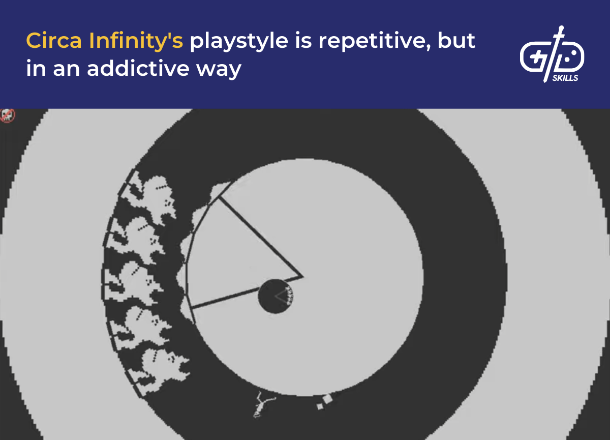 Circa Infinity's playstyle is repetitive, but in an addictive way