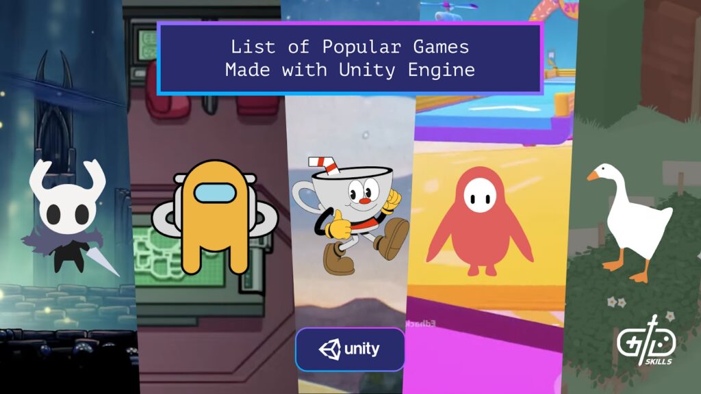 List of Popular Games Made with Unity Engine