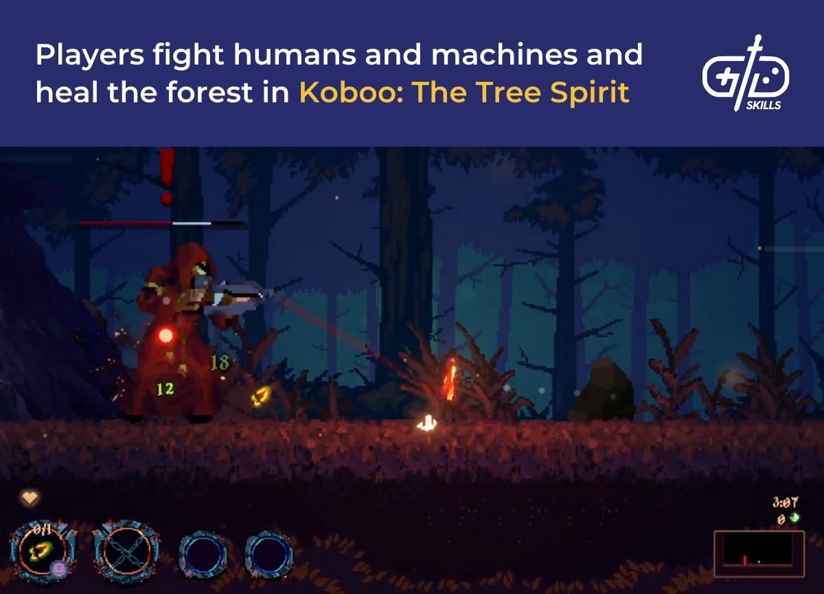 Players fight humans and machines and heal the forest in Koboo: The Tree Spirit