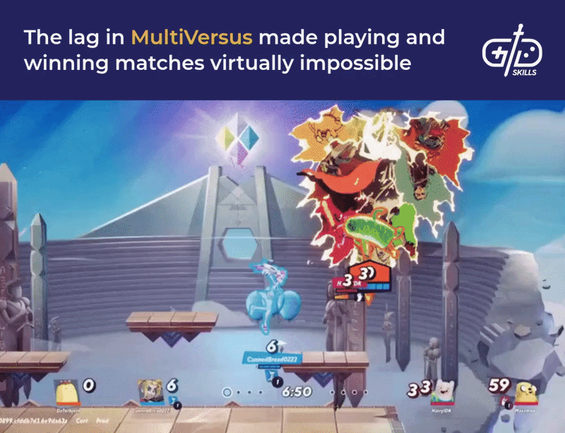 The lag in MultiVersus made playing and winning matches virtually impossible